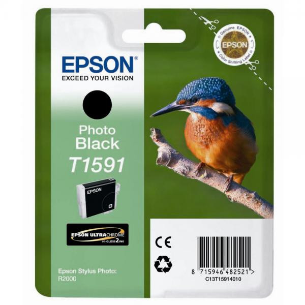 Epson originální ink C13T15914010, photo black, 17ml