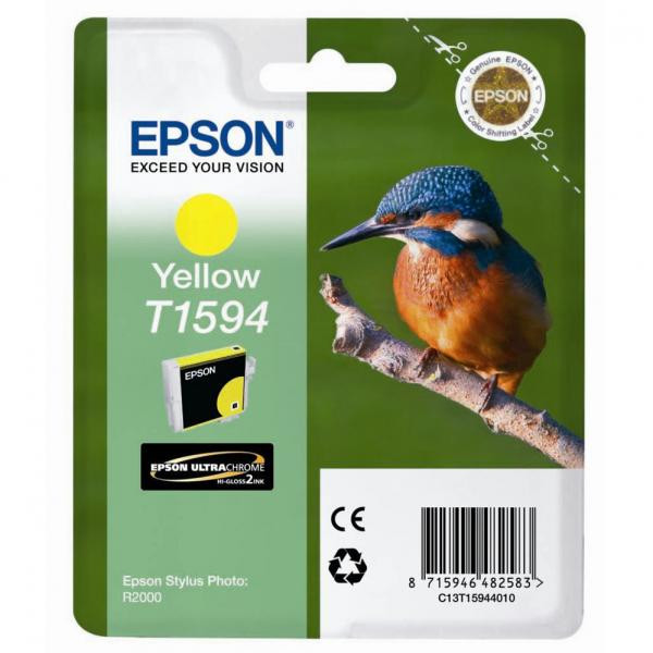Epson originální ink C13T15944010, yellow, 17ml