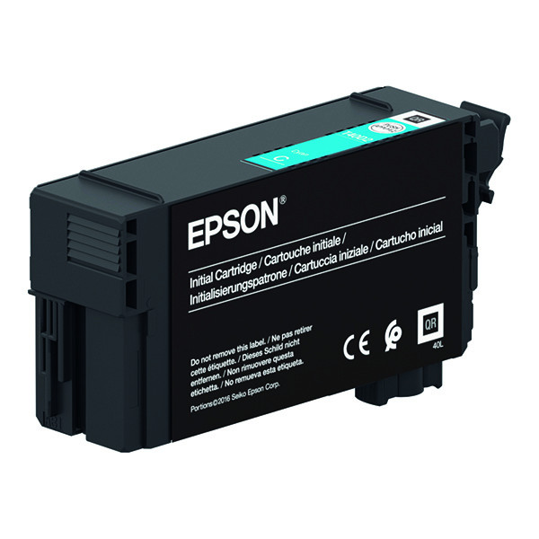 Epson originální ink C13T40C240, T40C240, cyan, 26ml