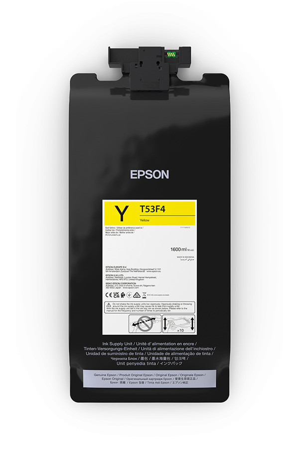 Epson originální ink C13T53F400, yellow