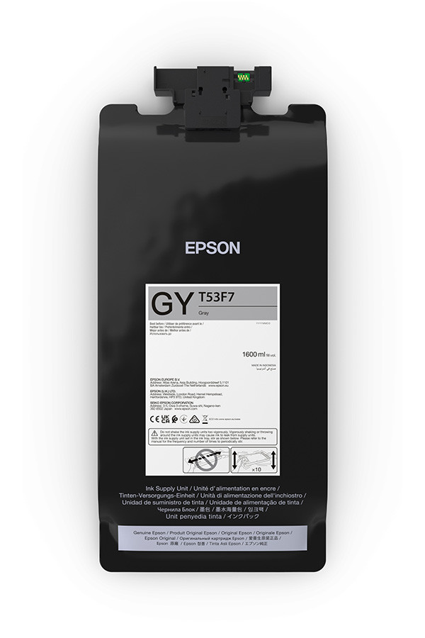 Epson originální ink C13T53F700, gray