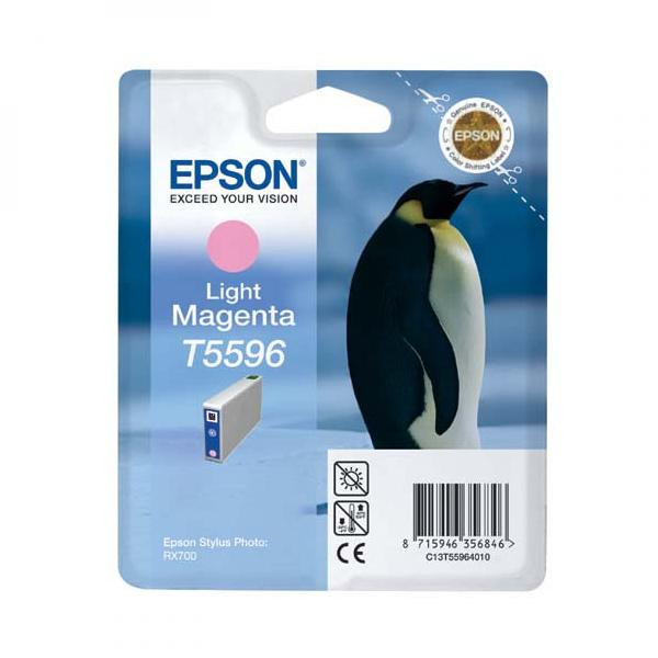 Epson originální ink C13T55964010, light magenta, 13ml