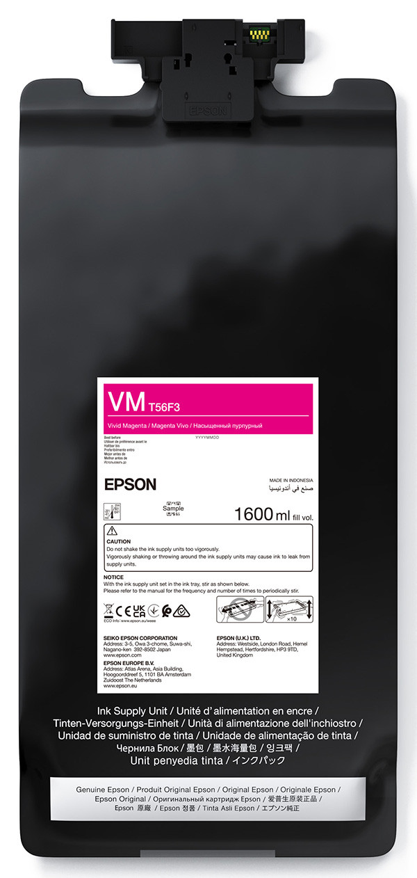 Epson originální ink C13T56F300, vivid magenta
