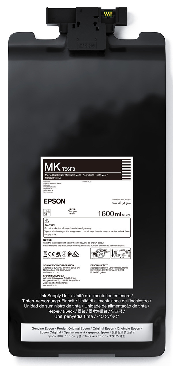 Epson originální ink C13T56F800, matt black