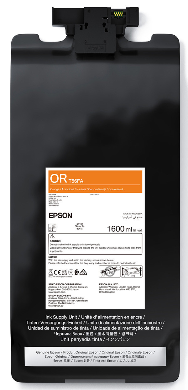 Epson originální ink C13T56FA00, orange
