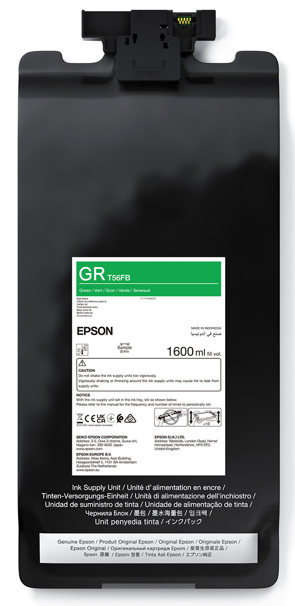 Epson originální ink C13T56FB00, green