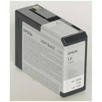 Epson originální ink C13T580700, light black, 80ml