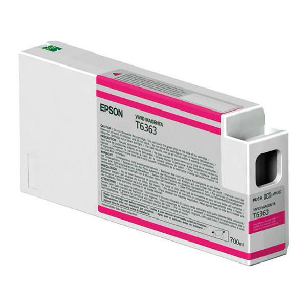 Epson originální ink C13T636300, vivid magenta, 700ml