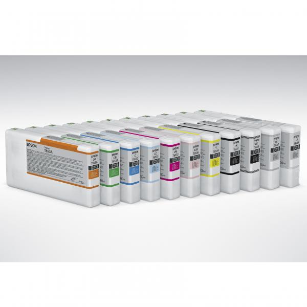 Epson originální ink C13T653300, vivid magenta, 200ml