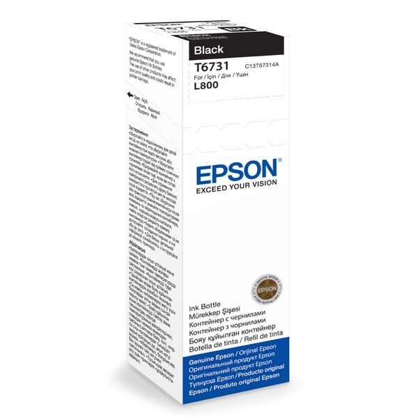 Epson originální ink C13T67314A, black, 70ml