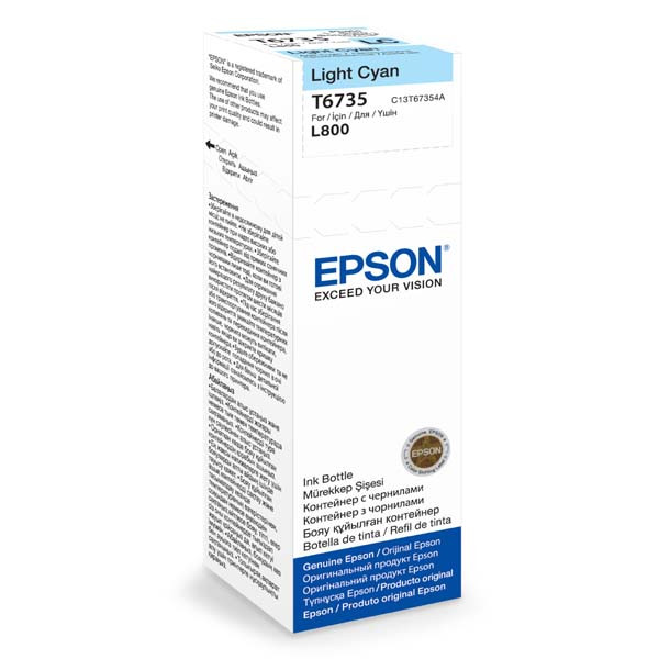 Epson originální ink C13T67354A, light cyan, 70ml
