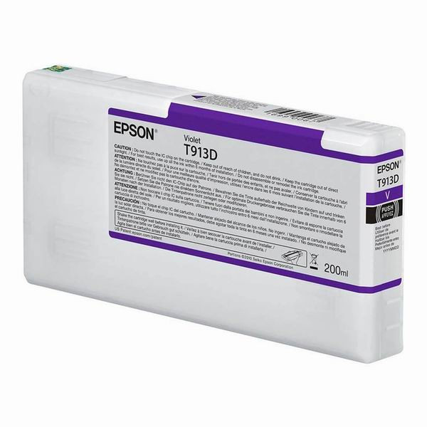 Epson originální ink C13T913D00, violet, 200ml