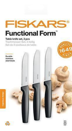 Sada 3 stolních snídaňových nožů "Functional Form", FISKARS 1057562