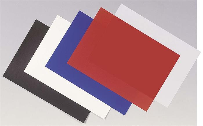 Zadní kryt "Delta", pro kroužkovou vazbu, imitace kůže, matný černý, A3, 270 g, FELLOWES