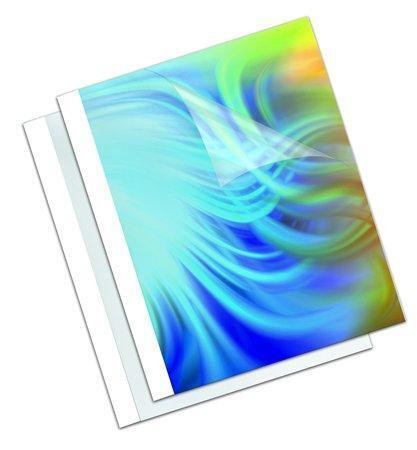 Desky pro termovazbu "Coverlight", 1,5mm, 170g, A4, 1-10stran, matné, FELLOWES, bílá