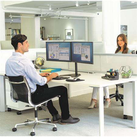 Držák na monitor "Professional Series™ Dual Horizontal", černá, 2 ramena, FELLOWES