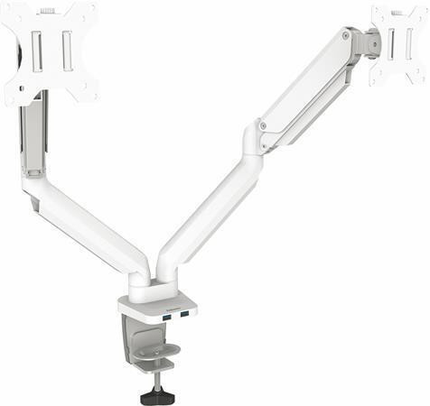 Držák na monitor "Platinum Series Dual", bílá, 2 ramena, FELLOWES 8056301