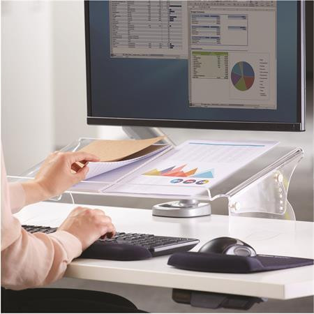 Držák na dokumenty "Clarity ™", průhledná, FELLOWES