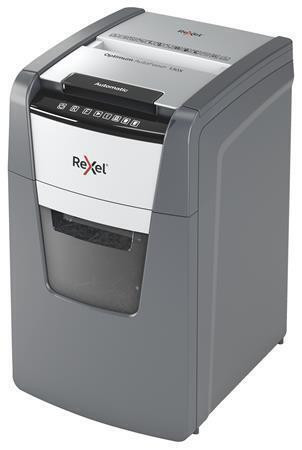 Skartovací stroj "Optimum AutoFeed+ 130 Pro P4", křížový řez, 130 listů, REXEL