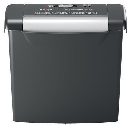 Skartovačka "Momentum S206", 6 listů, pásky, REXEL