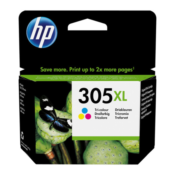 HP originální ink 3YM63AE, HP 305XL, HP 305XL, Tri-colour, 200str., 5ml, High yield