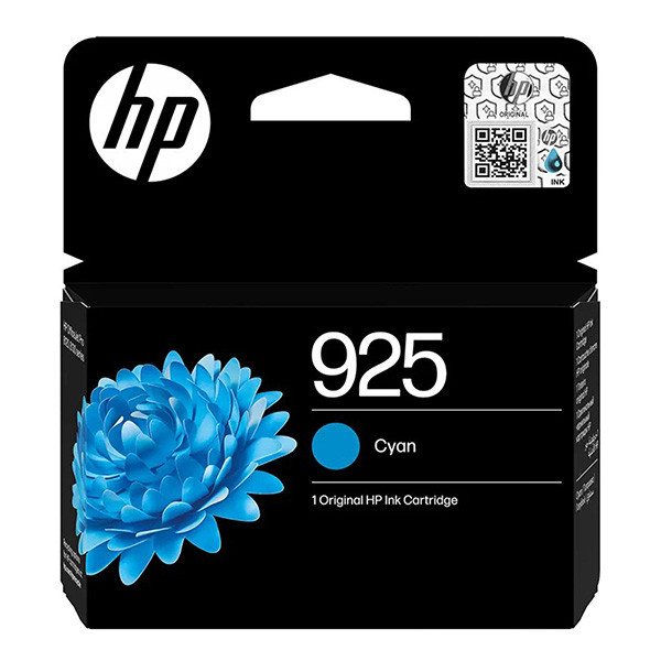 HP originální ink 4K0V6PE, HP 925, cyan, 400str.