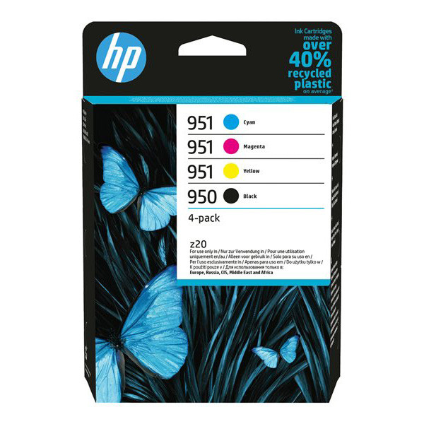HP originální ink 6ZC65AE, HP 950/951, CMYK, 4-pack
