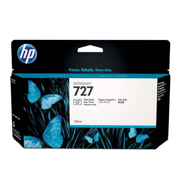 HP originální ink B3P23A, HP 727, photo black, 130ml
