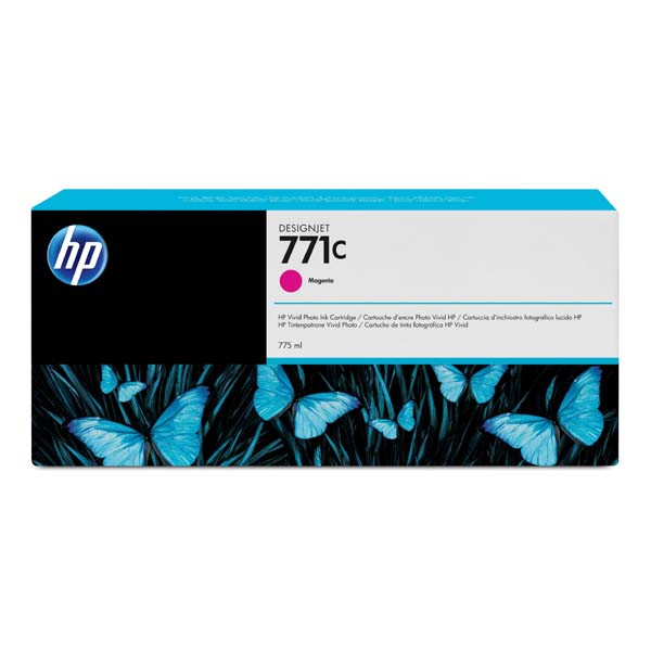 HP originální ink B6Y09A, HP 771C, magenta, 775ml