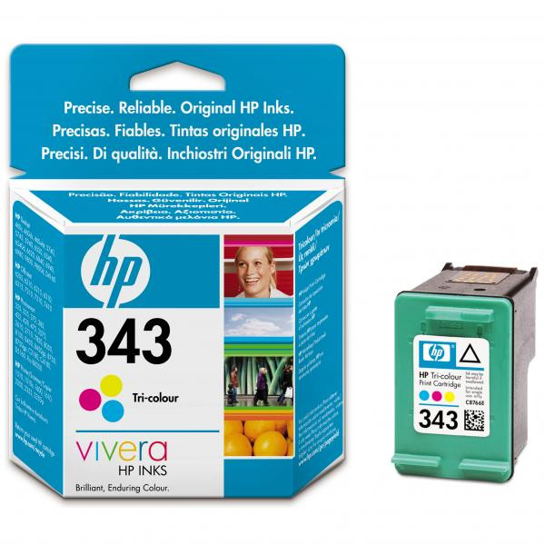 HP originální ink C8766EE, HP 343, color, 260str., 7ml