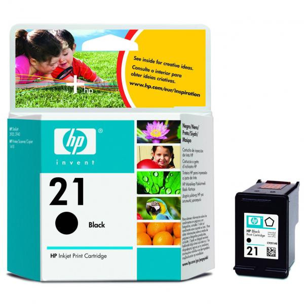 HP originální ink C9351AE, HP 21, black, 150str., 5ml