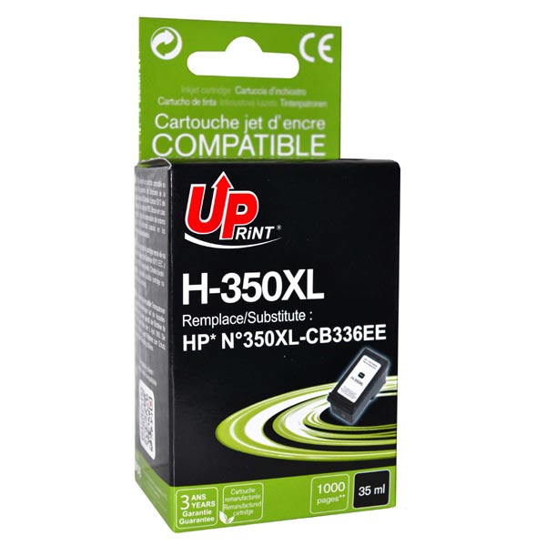 UPrint kompatibilní ink s CB336EE, HP 350XL, H-350XL-B, black, 35ml