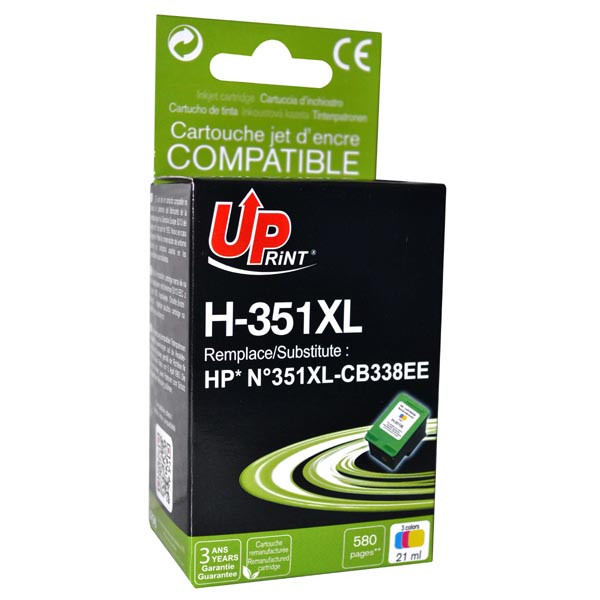 UPrint kompatibilní ink s CB338EE, HP 351XL, H-351XL-CL, color, 21ml