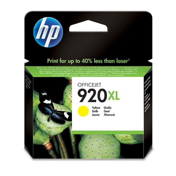 HP originální ink CD974AE, HP 920XL, yellow, blistr, 700str.