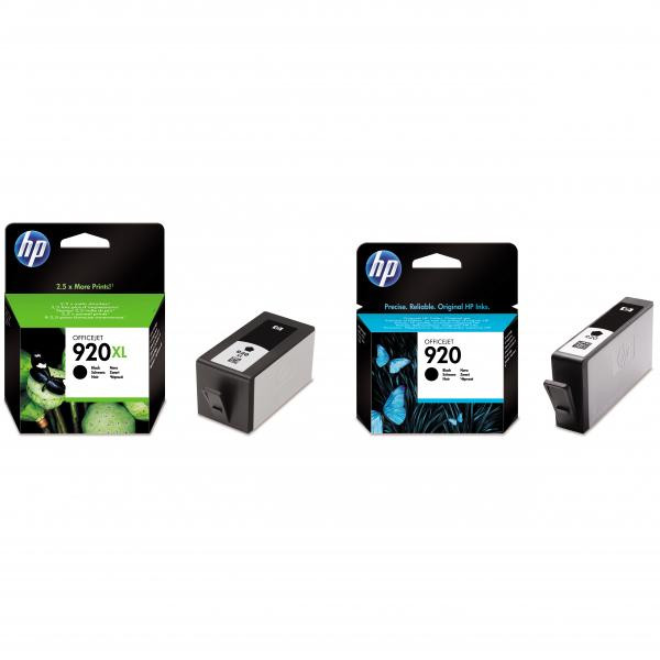 HP originální ink CD975AE, HP 920XL, black, 1200str.