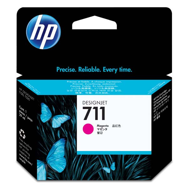 HP originální ink CZ131A, HP 711, magenta, 29ml
