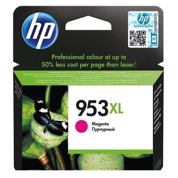 HP originální ink F6U17AE, HP 953XL, magenta, 1600str., 20ml, high capacity