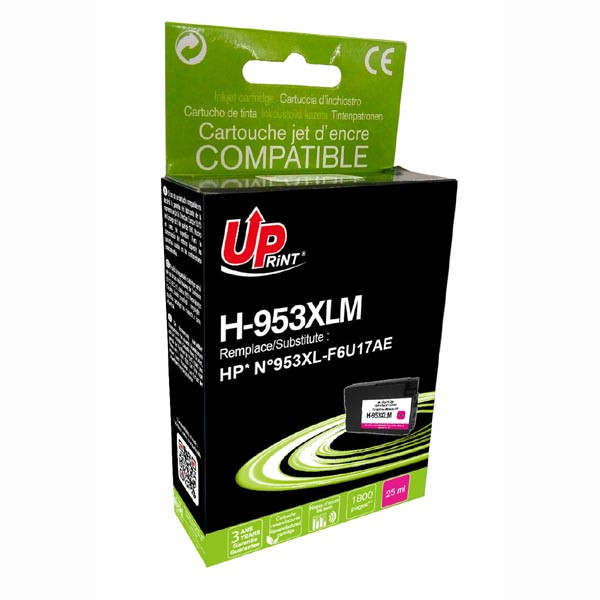 UPrint kompatibilní ink s F6U17AE, HP 953XL, H-953XLM, magenta, 1800str., 25ml, high capacity