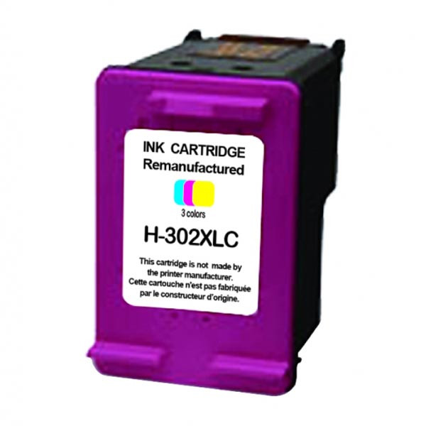 UPrint kompatibilní ink s F6U67AE, HP 302XL, H-302XLCL, color, 400str., 18ml