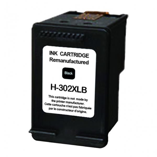 UPrint kompatibilní ink s F6U68AE, HP 302XL, H-302XLB, black, 600str., 20ml