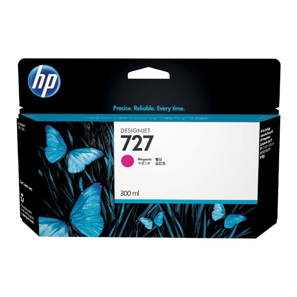 HP originální ink F9J77A, HP 727, magenta, 300ml