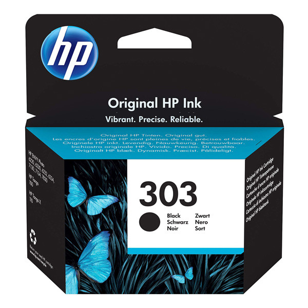 HP originální ink T6N02AE, HP 303, black, 200str.