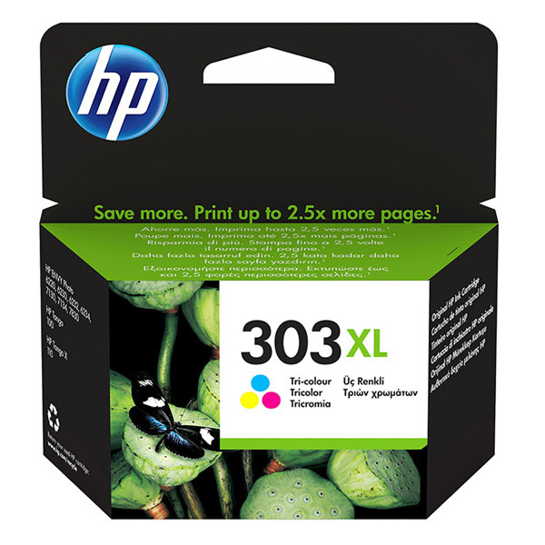HP originální ink T6N03AE, HP 303XL, color, 415str., high capacity