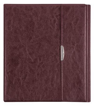 Konferenční desky, A5, koženka, PANTAPLAST "Optimus", tmavě červené