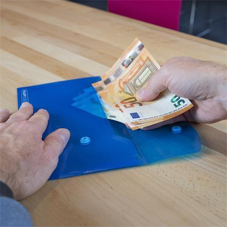 Spisové desky s drukem "Eco", různé barvy, DL, PP, RAPESCO 0690