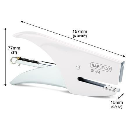 Sešívačka "SP-64", bílá, 21/4, na 12 listů, kov, RAPESCO 1381
