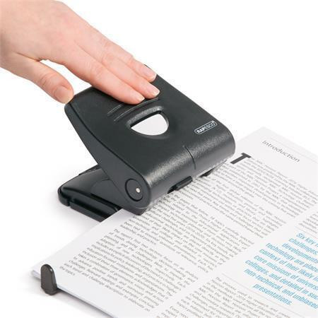 Děrovačka "827-P", na 27 listů, plastová, černá, RAPESCO