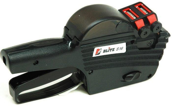 Etiketovací kleště "S16", 2 řádkové, 8+8 znaků, BLITZ