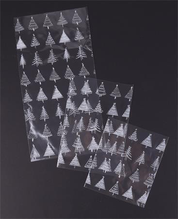 Celofánový sáček, vánoční, 180 x 450 mm, 10 ks, BOPP