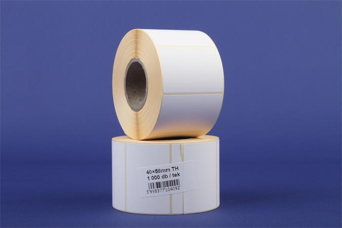 Etiketa, termo, 40 x 58mm, 1000 ks/kotouč
